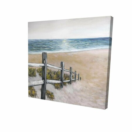 FONDO 12 x 12 in. Soft Seaside-Print on Canvas FO2795132